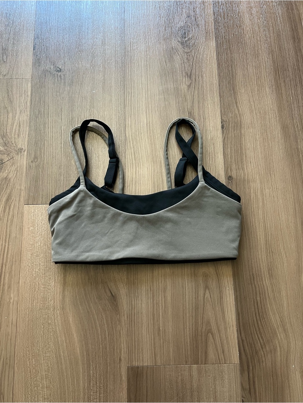 Form by Sami Clarke layered bra in Walnut - Size XS